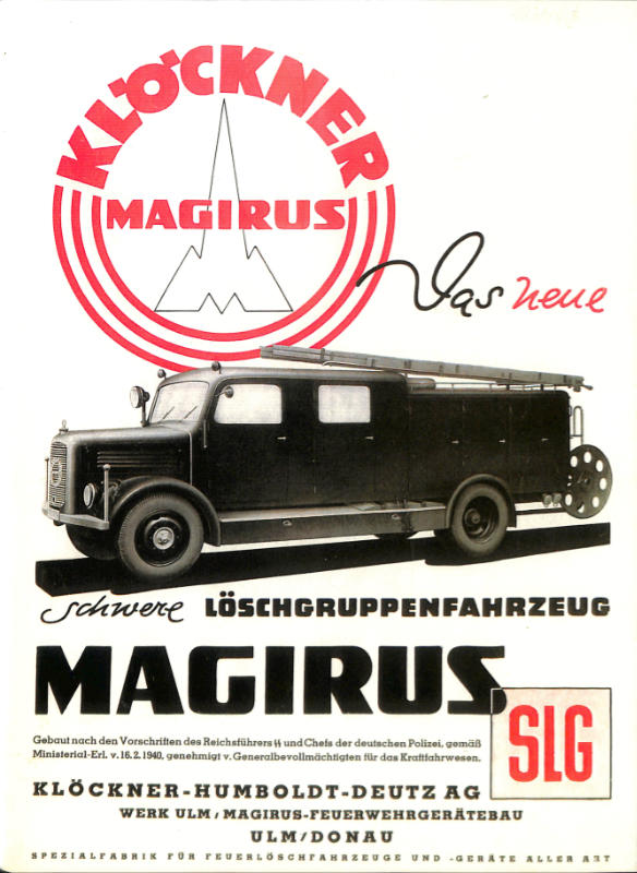 Magirus Prospekt SLG